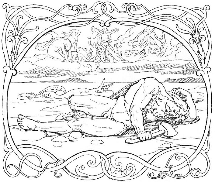 Coloring page: Norse Mythology (Gods and Goddesses) #110577 - Free Printable Coloring Pages