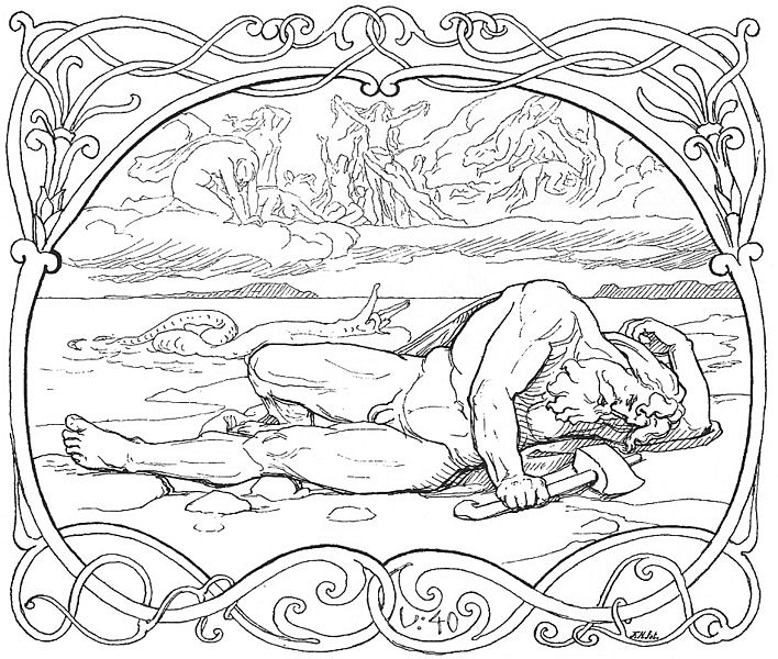 Coloring page: Norse Mythology (Gods and Goddesses) #110625 - Free Printable Coloring Pages