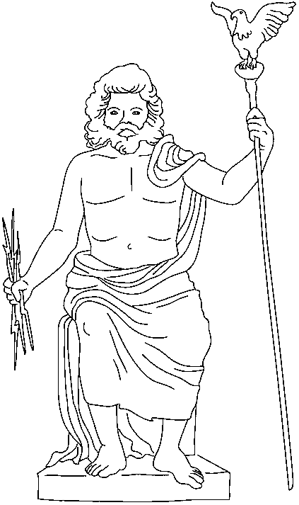 Coloring page: Roman Mythology (Gods and Goddesses) #110017 - Free Printable Coloring Pages