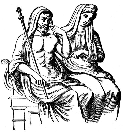 Coloring page: Roman Mythology (Gods and Goddesses) #110021 - Printable coloring pages