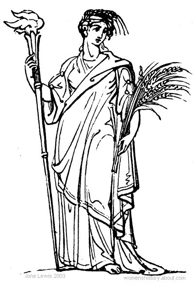 Coloring page: Roman Mythology (Gods and Goddesses) #110129 - Free Printable Coloring Pages