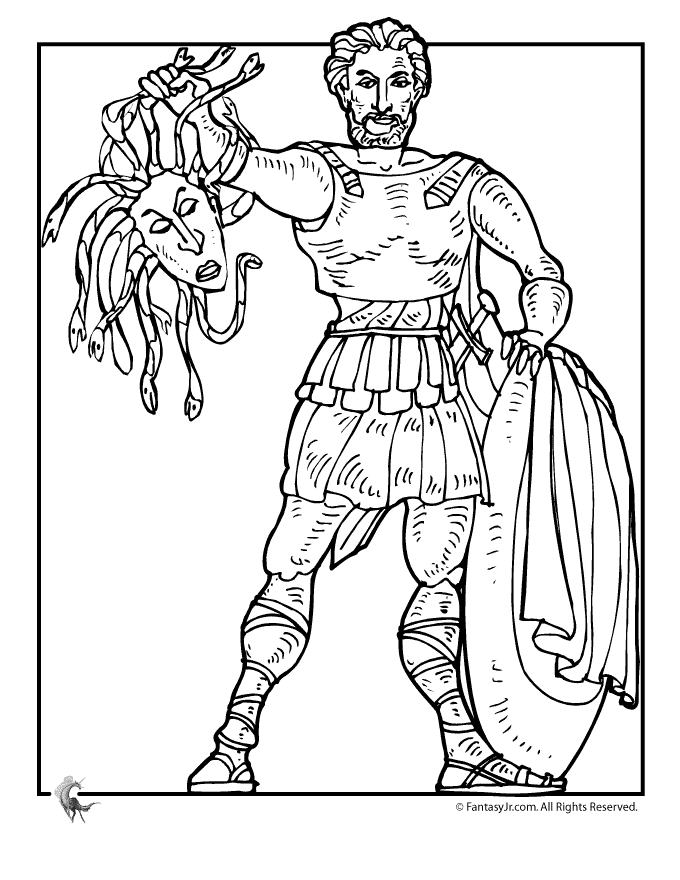 Coloring page: Roman Mythology (Gods and Goddesses) #110146 - Free Printable Coloring Pages