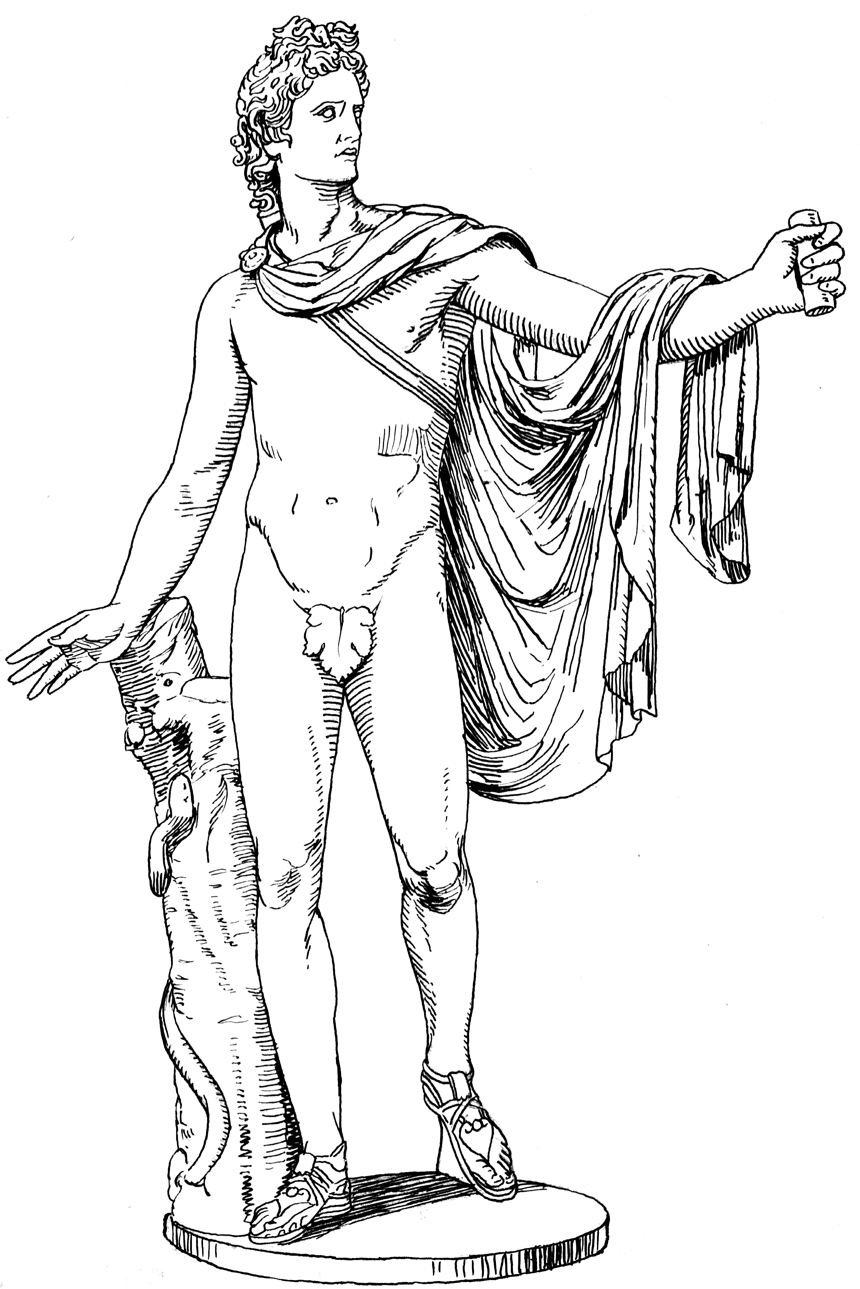 Apollo Greek God Drawing / By Jimuelmaurer26 On.