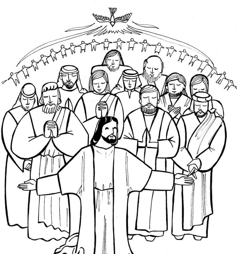 Free printable All Saints Day coloring page #181370 from Holidays and Celebrations collection
