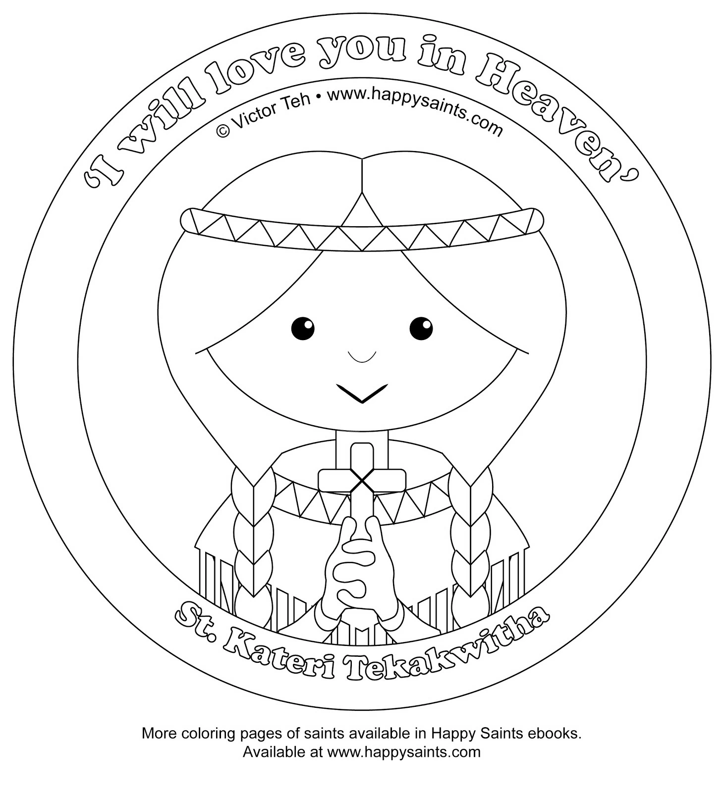 Free printable All Saints Day coloring page #61273 from Holidays and Celebrations collection