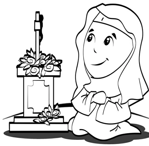 Free printable All Saints Day coloring page #61341 from Holidays and Celebrations collection