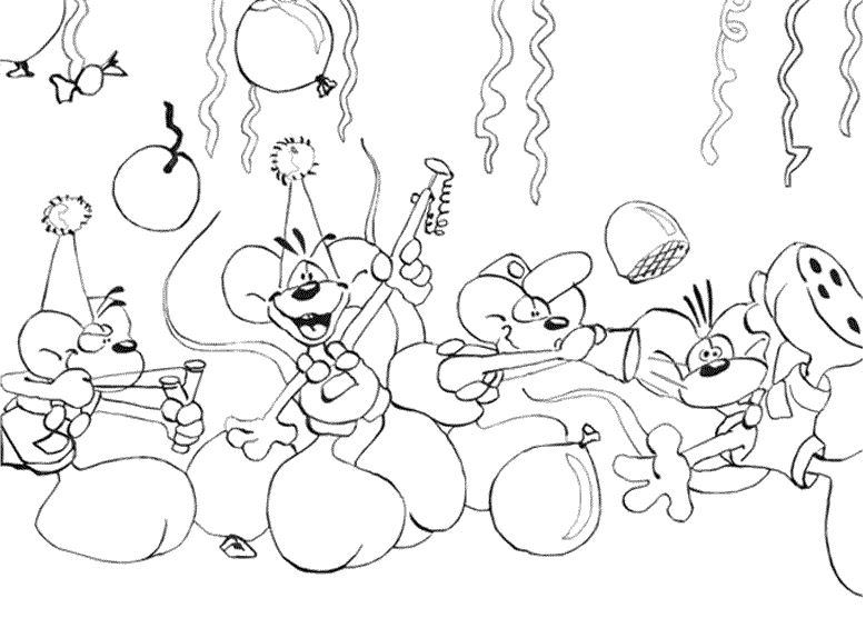 Coloring page: Anniversary (Holidays and Celebrations) #57226 - Free Printable Coloring Pages