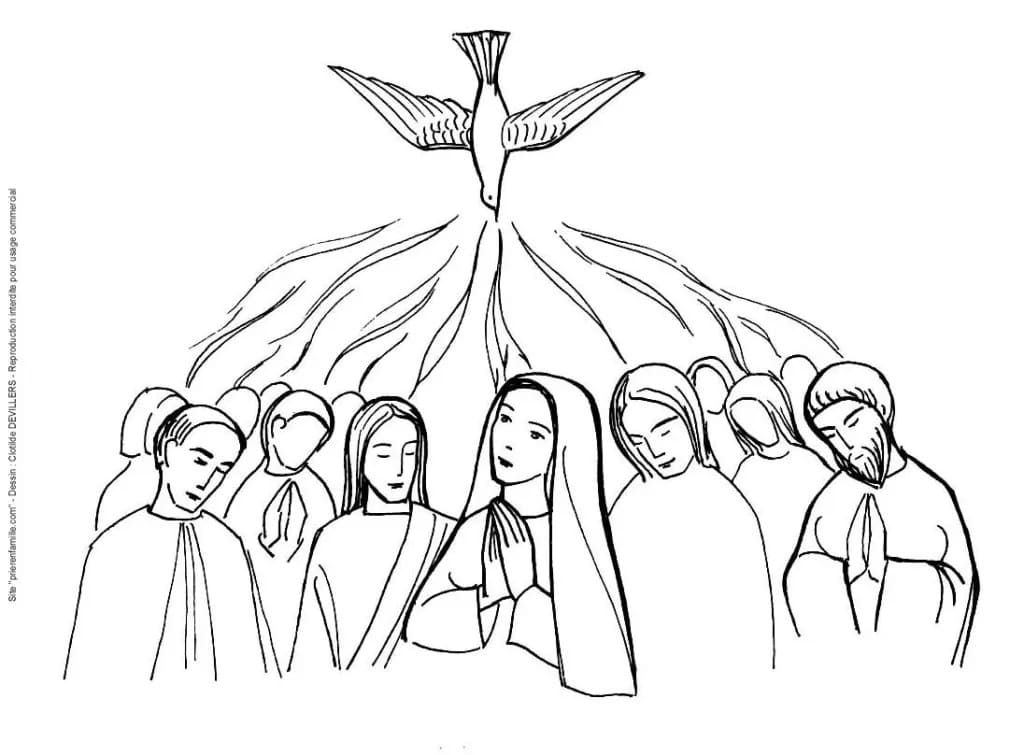 Free printable Assumption coloring page #181427 from Holidays and Celebrations collection