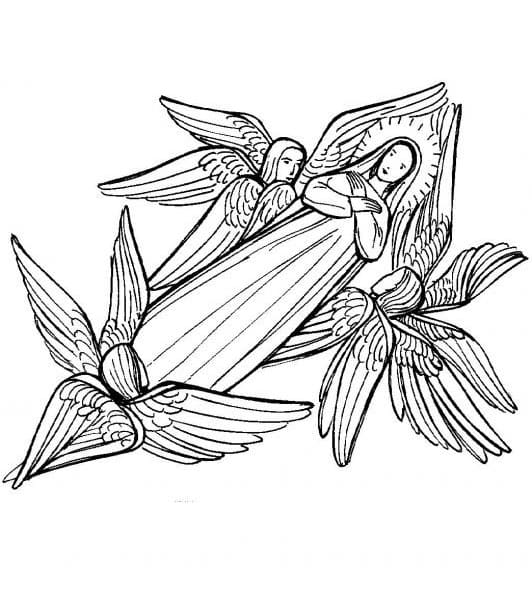 Free printable Assumption coloring page #181431 from Holidays and Celebrations collection