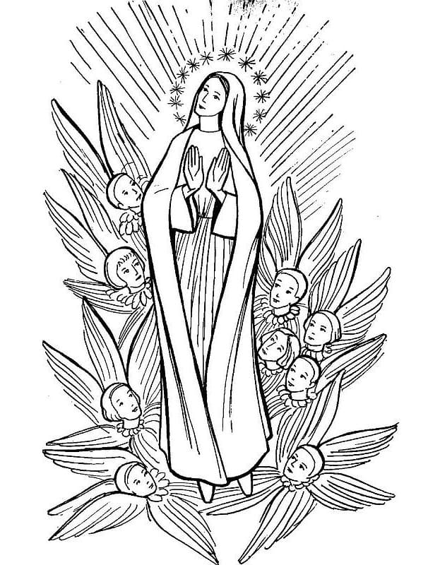 Free printable Assumption coloring page #181432 from Holidays and Celebrations collection