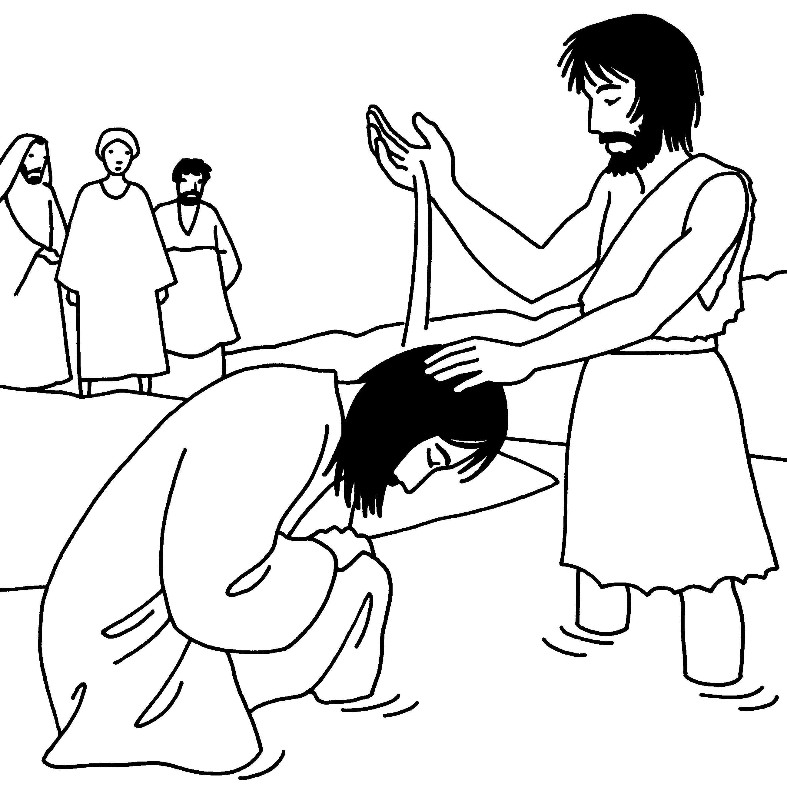 Free printable Baptism coloring page #57482 from Holidays and Celebrations collection