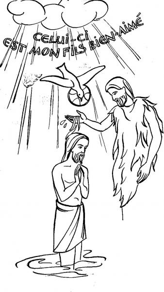 Coloring page: Baptism (Holidays and Celebrations) #57488 - Free Printable Coloring Pages