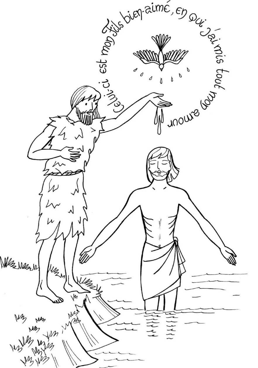 Coloring page: Baptism (Holidays and Celebrations) #57491 - Free Printable Coloring Pages