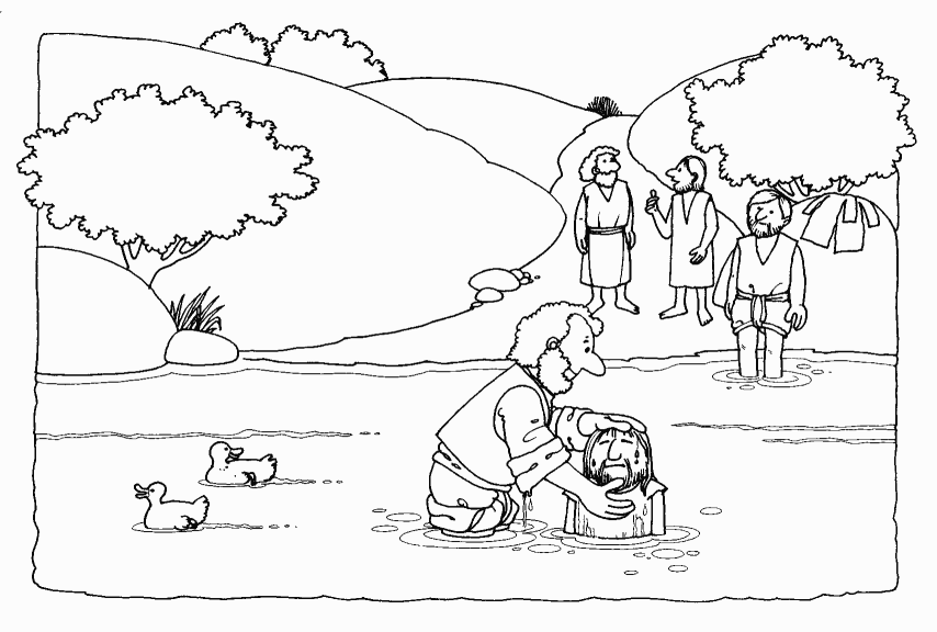 Free printable Baptism coloring page #57513 from Holidays and Celebrations collection
