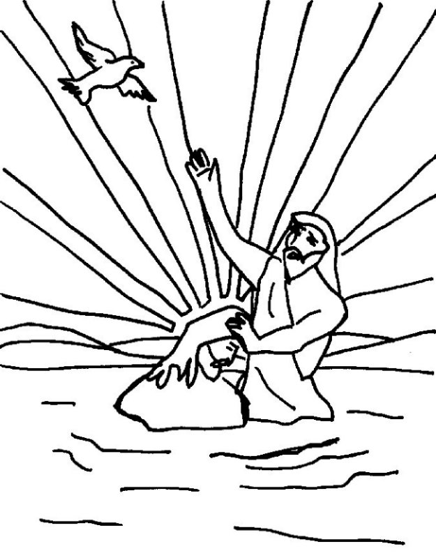 Coloring page: Baptism (Holidays and Celebrations) #57559 - Free Printable Coloring Pages