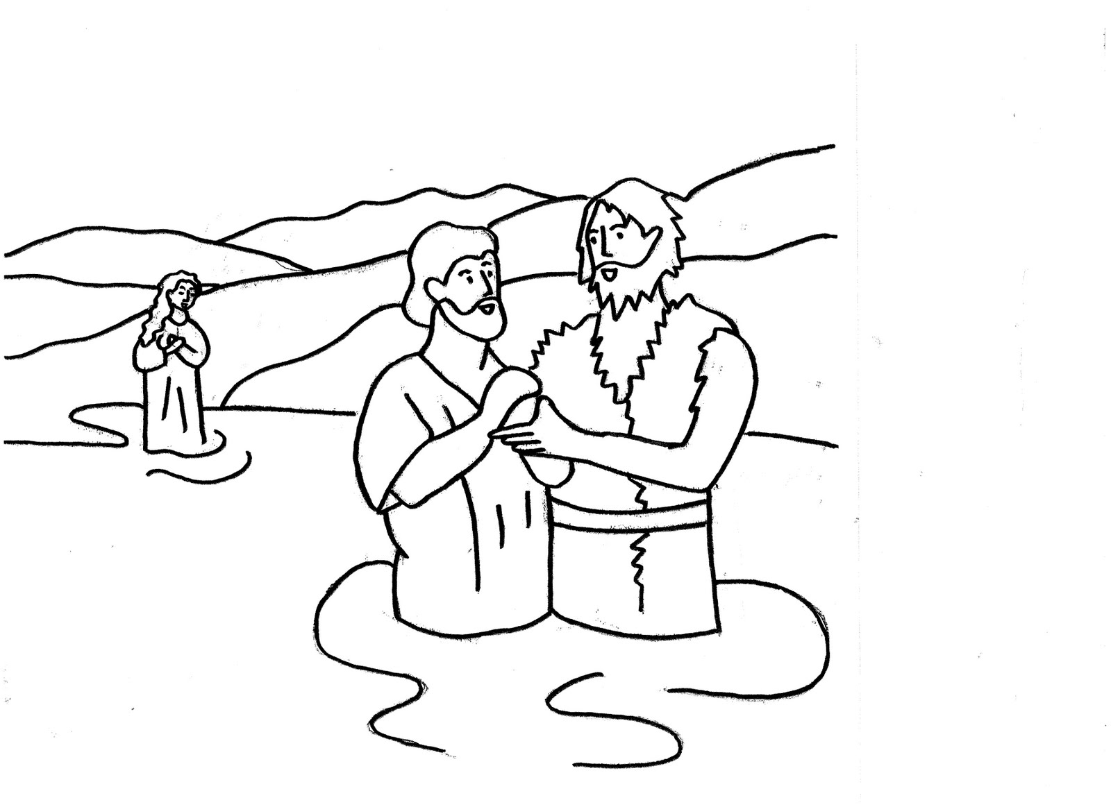 Coloring page: Baptism (Holidays and Celebrations) #57563 - Free Printable Coloring Pages