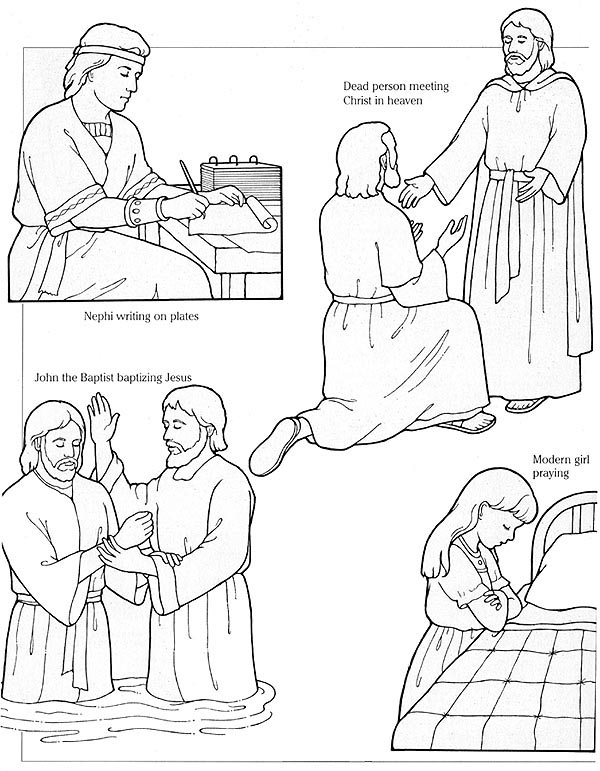 Coloring page: Baptism (Holidays and Celebrations) #57575 - Free Printable Coloring Pages