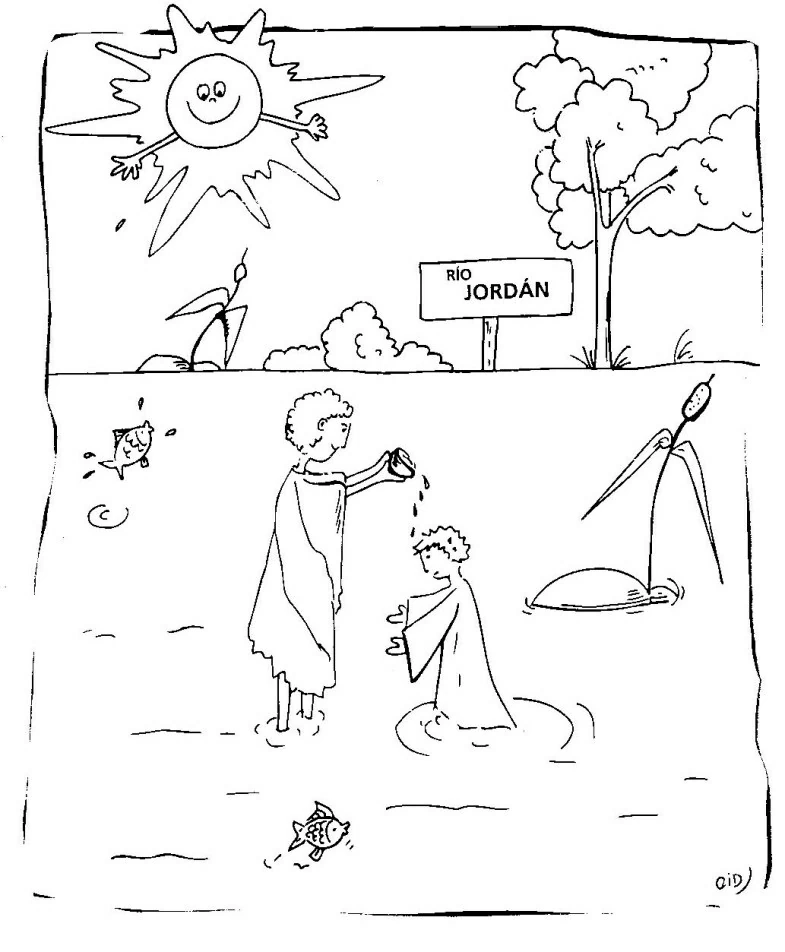 Coloring page: Baptism (Holidays and Celebrations) #57593 - Free Printable Coloring Pages