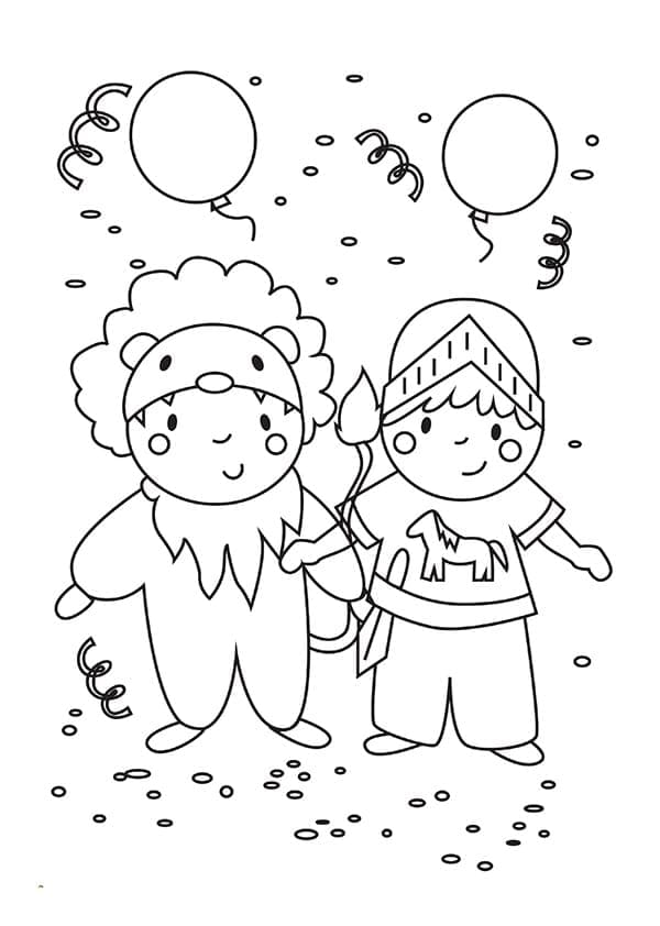 Free printable Carnival coloring page #174465 from Holidays and Celebrations collection