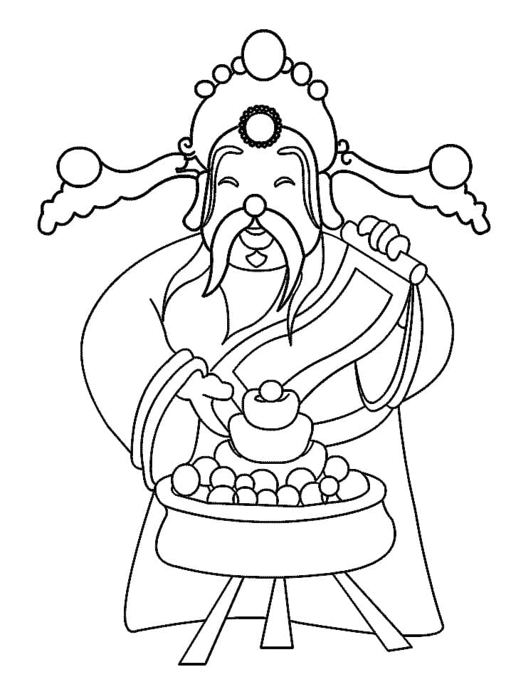 Free printable Chinese New Year coloring page #221767 from Holidays and Celebrations collection