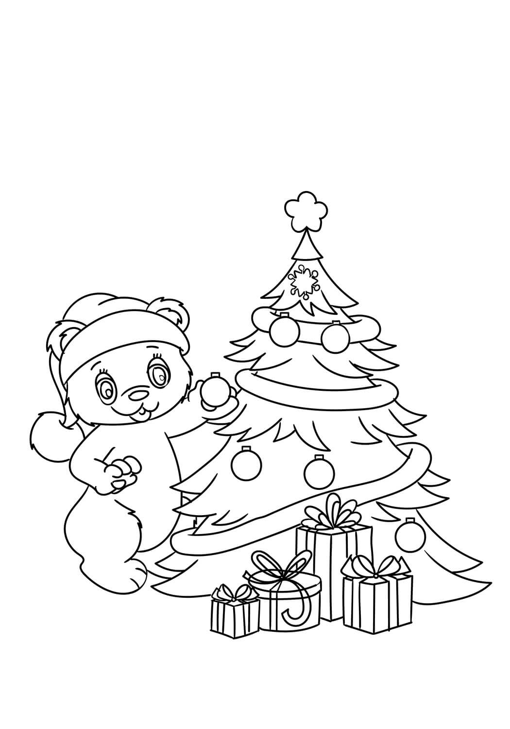 Free printable Christmas coloring page #171509 from Holidays and Celebrations collection