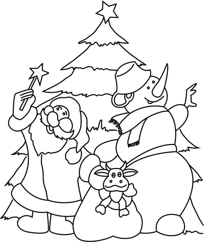 Free printable Christmas coloring page #171525 from Holidays and Celebrations collection