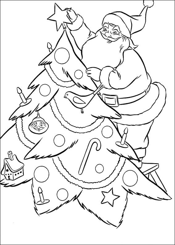 Free printable Christmas coloring page #171554 from Holidays and Celebrations collection