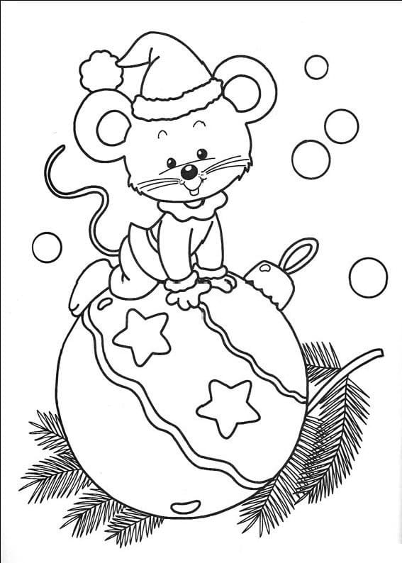 Free printable Christmas Ball coloring page #176217 from Holidays and Celebrations collection