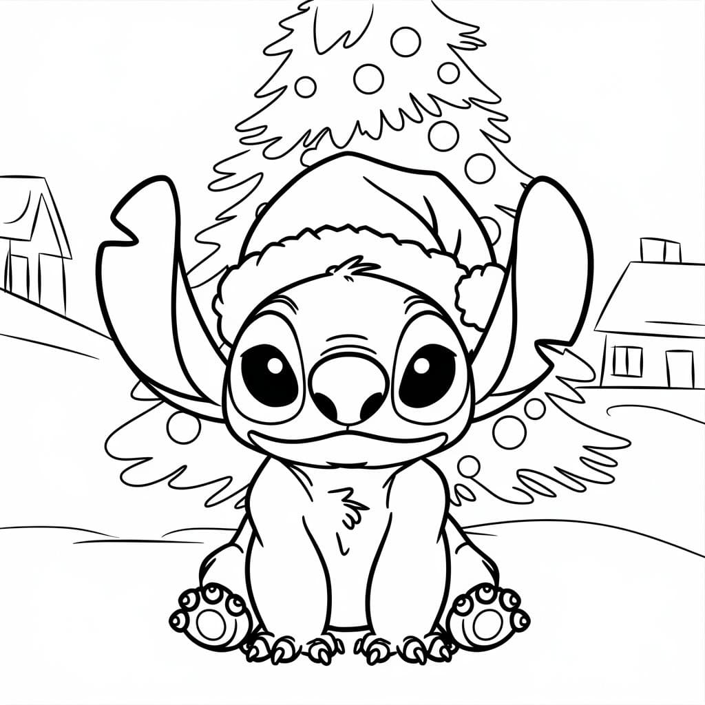 Free printable Christmas Stitch coloring page #216978 from Holidays and Celebrations collection Free printable Christmas Stitch coloring page #216978 from Holidays and Celebrations collection