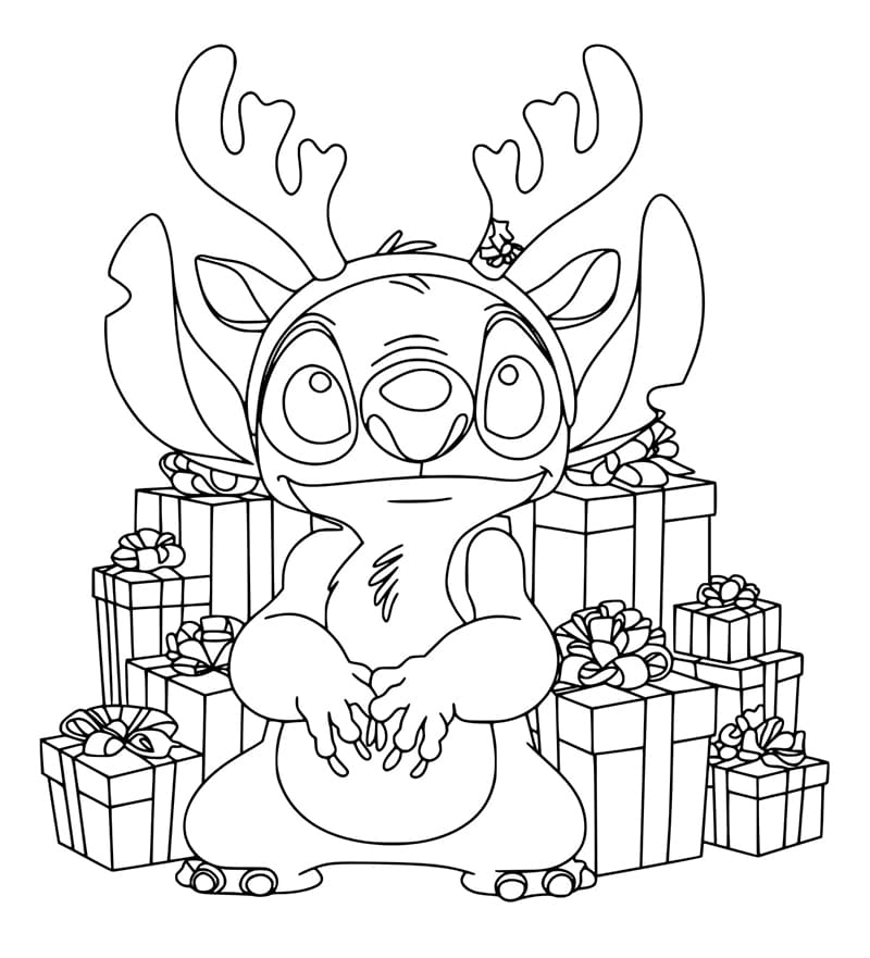 Free printable Christmas Stitch coloring page #216994 from Holidays and Celebrations collection