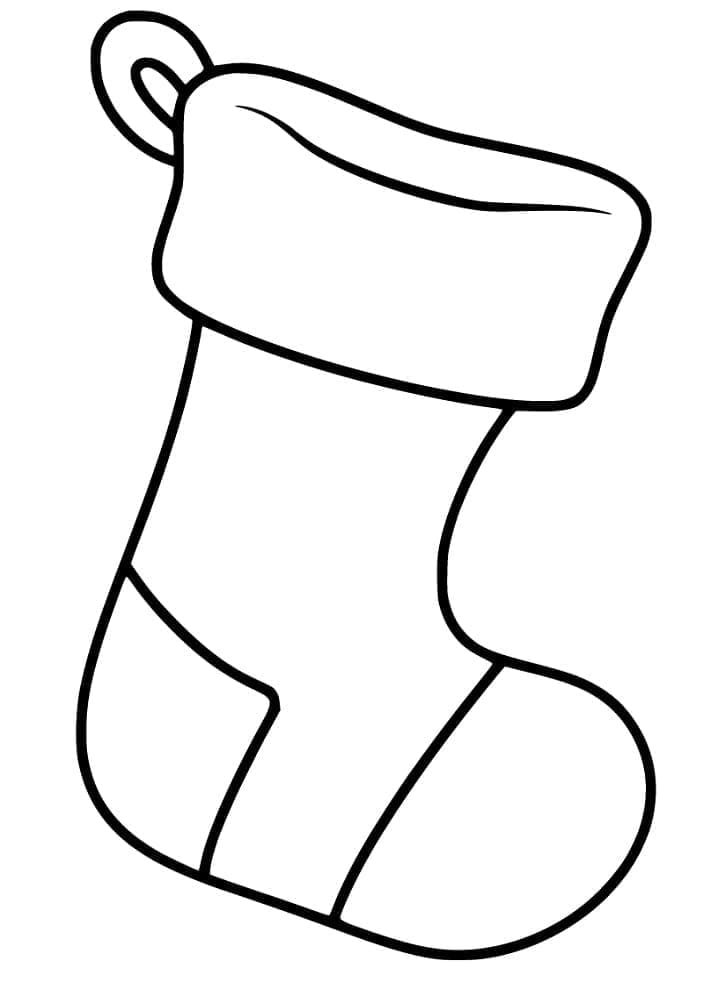 Free printable Christmas Stocking coloring page #216618 from Holidays and Celebrations collection