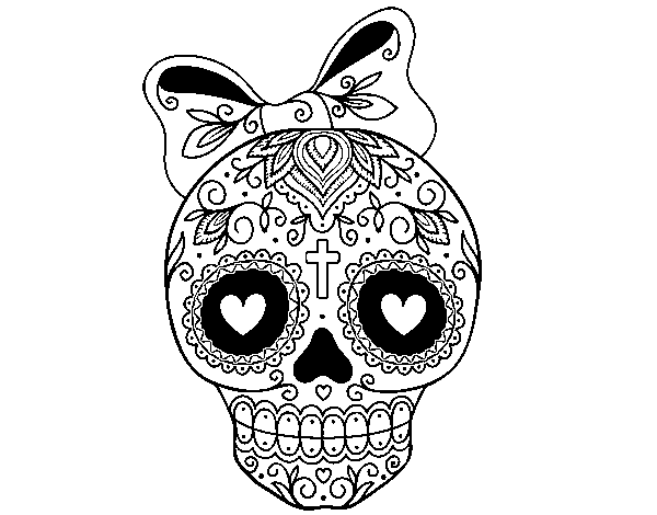 Free printable Day of the Dead coloring page #60119 from Holidays and Celebrations collection