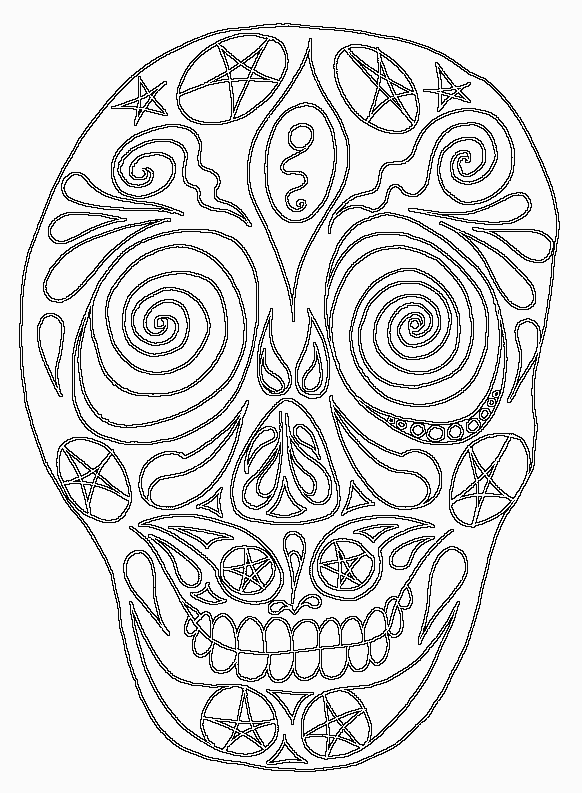 Free printable Day of the Dead coloring page #60156 from Holidays and Celebrations collection