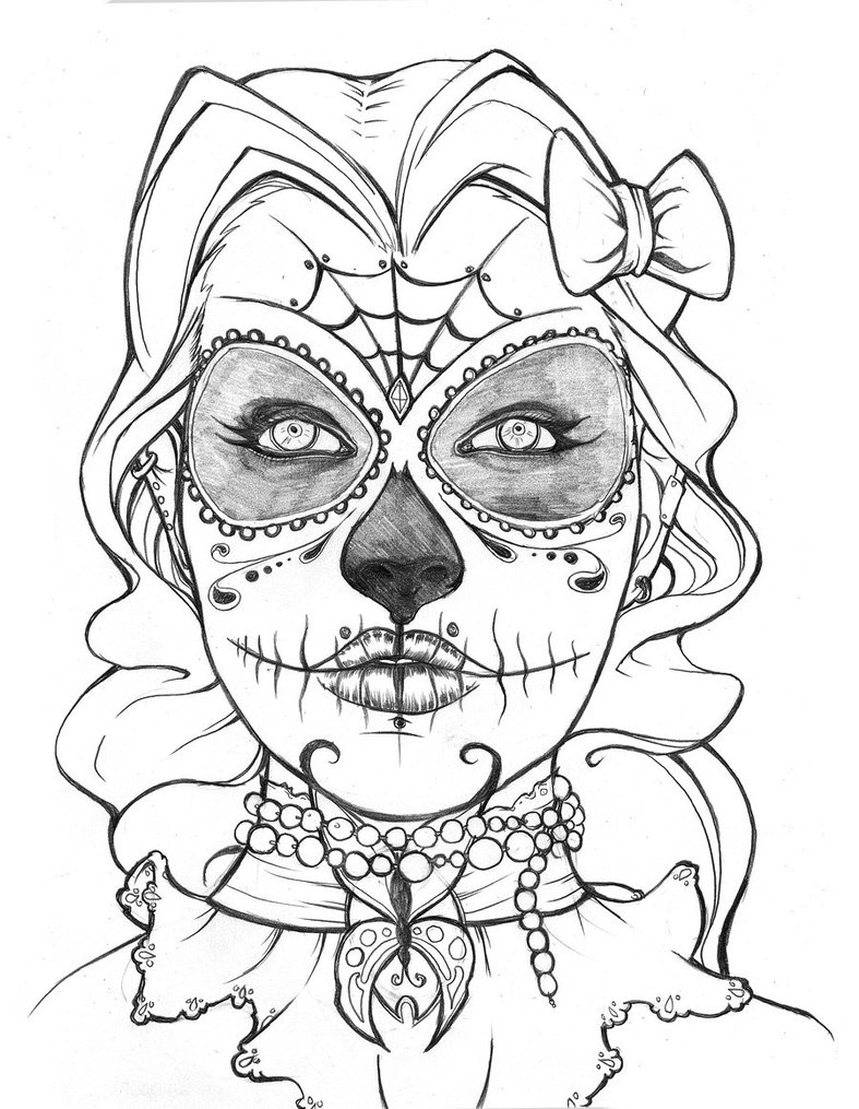Free printable Day of the Dead coloring page #60162 from Holidays and Celebrations collection