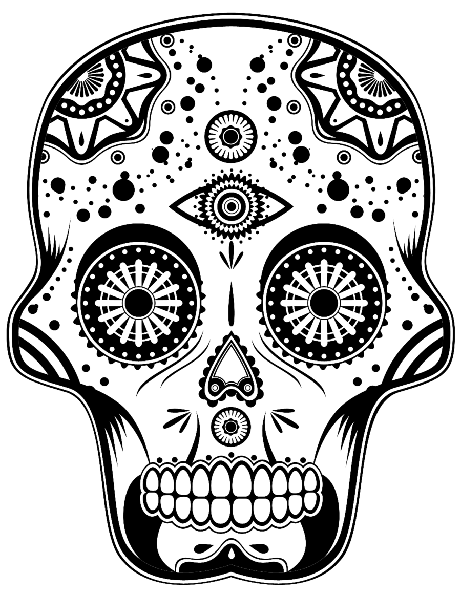 Free printable Day of the Dead coloring page #60171 from Holidays and Celebrations collection