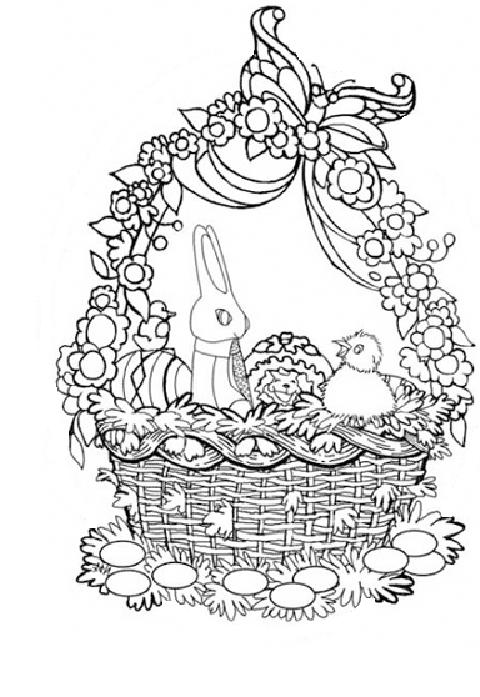 Free printable Easter coloring page #54739 from Holidays and Celebrations collection
