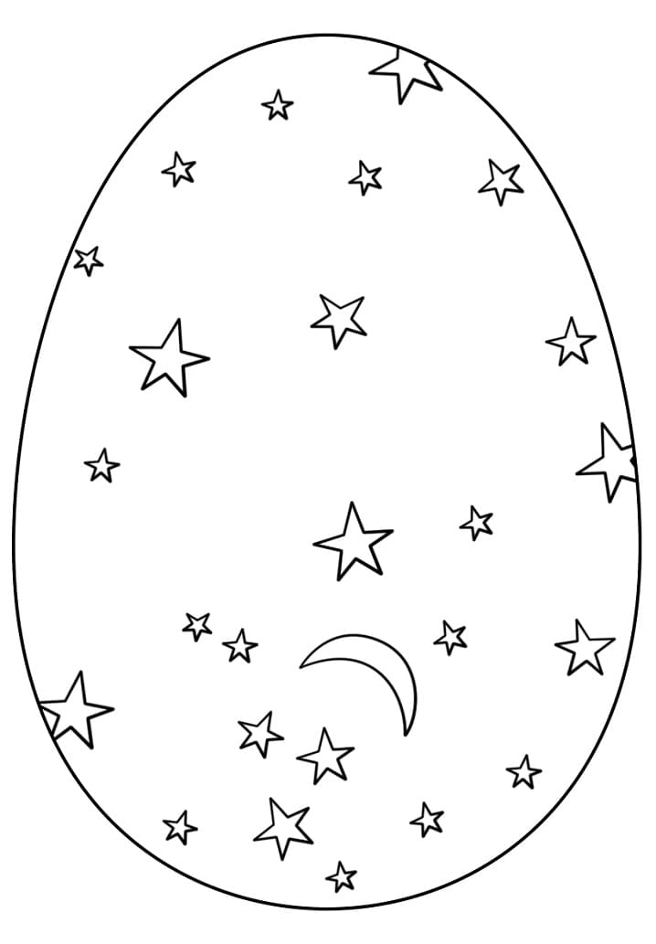 Free printable Easter Egg coloring page #176830 from Holidays and Celebrations collection