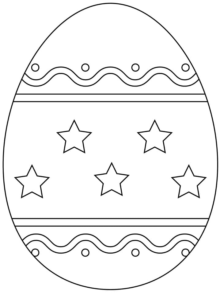Free printable Easter Egg coloring page #176848 from Holidays and Celebrations collection