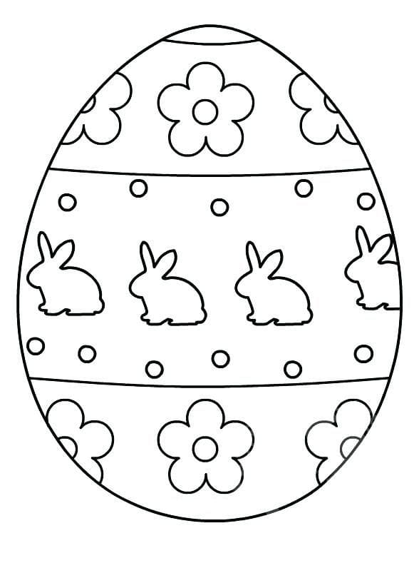 Free printable Easter Egg coloring page #176849 from Holidays and Celebrations collection