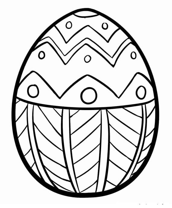 Free printable Easter Egg coloring page #216056 from Holidays and Celebrations collection
