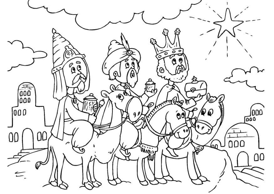 Free printable Epiphany coloring page #191357 from Holidays and Celebrations collection