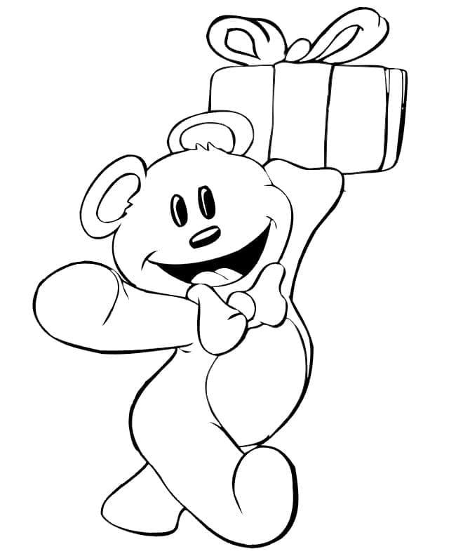 Free printable Gift coloring page #201804 from Holidays and Celebrations collection