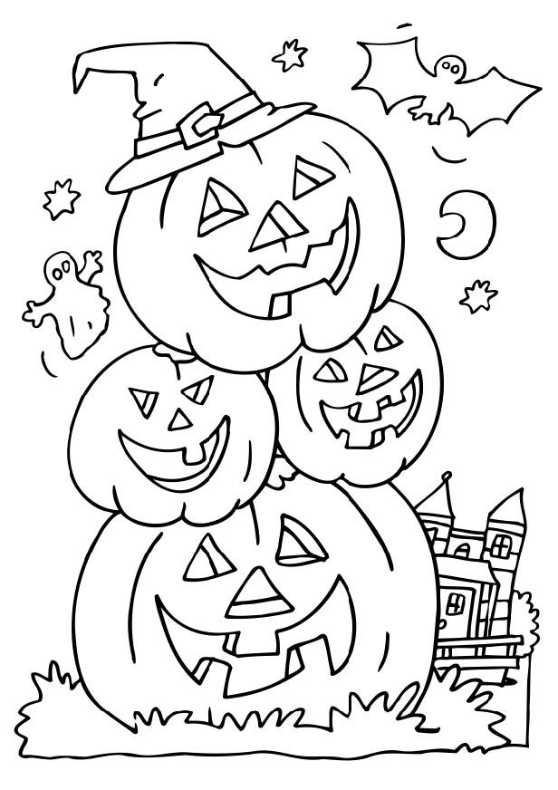 Coloring page: Halloween (Holidays and Celebrations) #55145 - Free Printable Coloring Pages