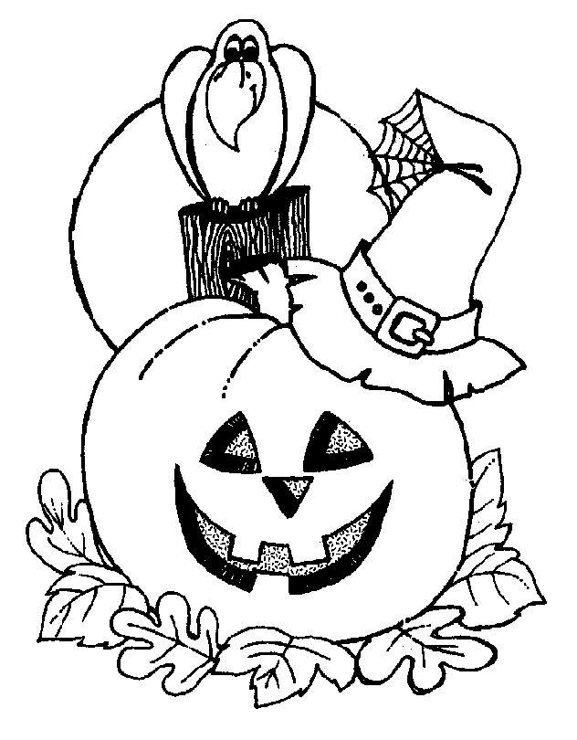Free printable Halloween coloring page #55146 from Holidays and Celebrations collection Free printable Halloween coloring page #55146 from Holidays and Celebrations collection