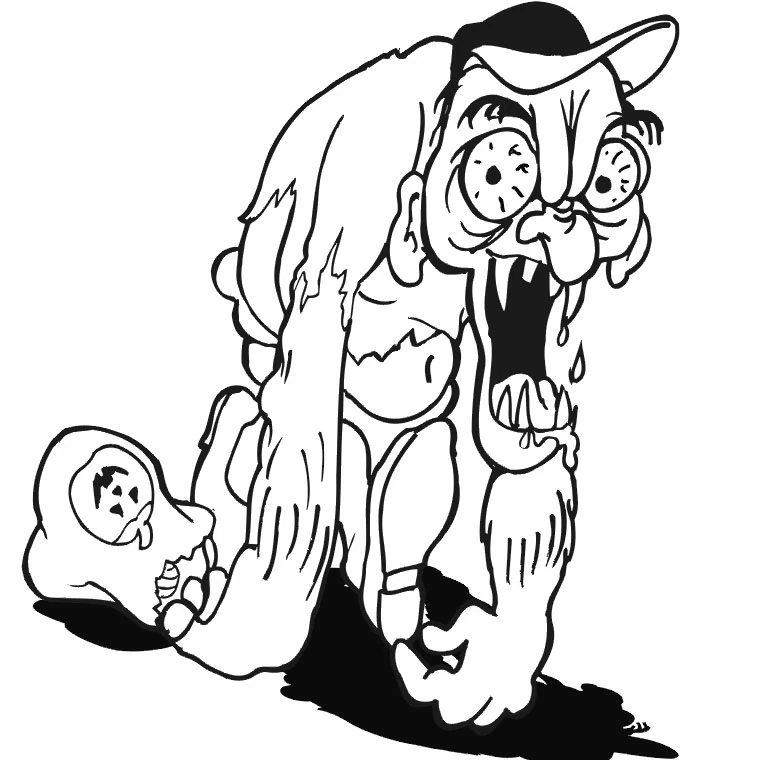 Coloring page: Halloween (Holidays and Celebrations) #55196 - Free Printable Coloring Pages