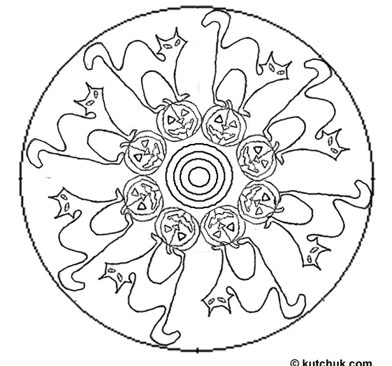 Coloring page: Halloween (Holidays and Celebrations) #55224 - Free Printable Coloring Pages