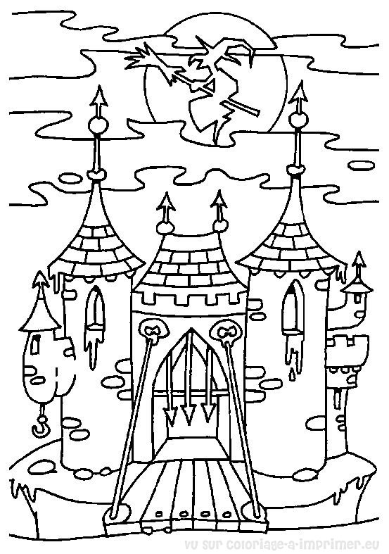 Coloring page: Halloween (Holidays and Celebrations) #55541 - Free Printable Coloring Pages