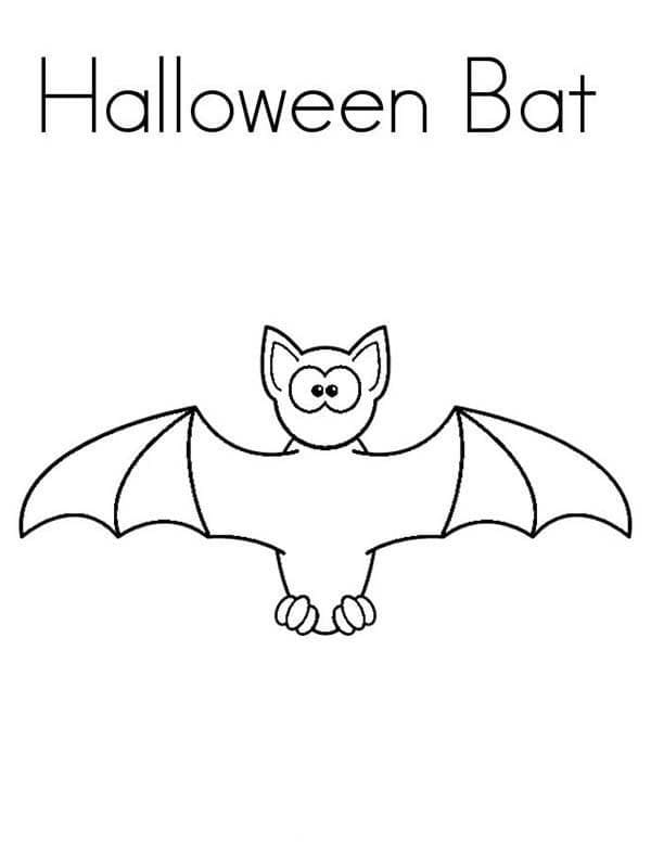 Coloring page: Halloween Bat (Holidays and Celebrations) #200789 - Free Printable Coloring Pages