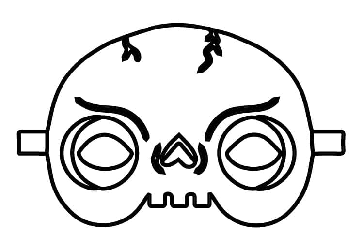 Free printable Halloween Mask coloring page #216453 from Holidays and Celebrations collection