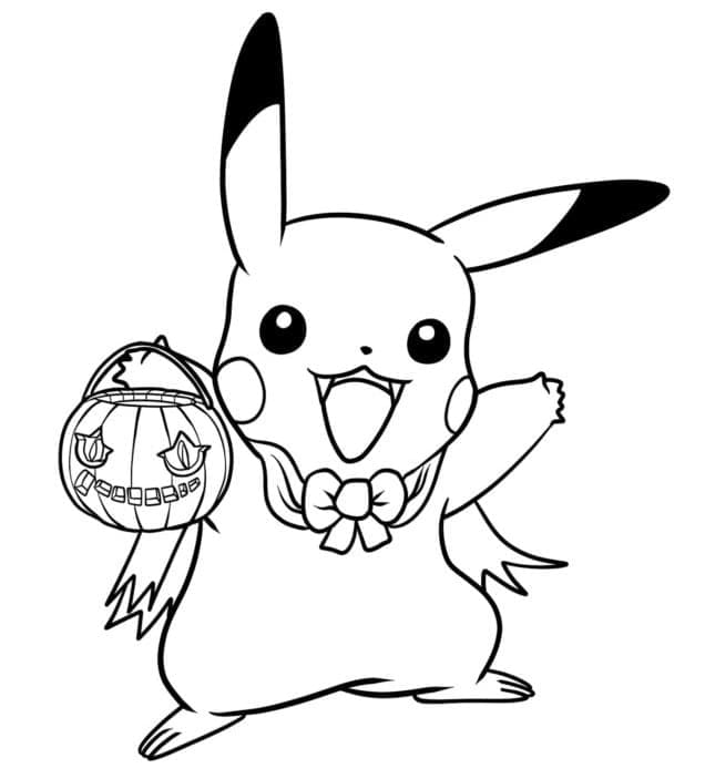 Free printable Halloween Pokemon coloring page #203903 from Holidays and Celebrations collection